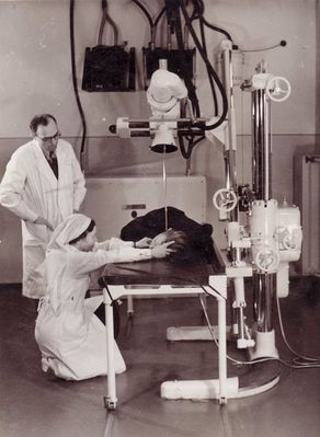 Levin Isak (1895-1941) in Tõnismäe hospital in Tallinn. 1939.
