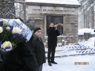 International Holocaust day - Klooga - 27.1.2011
