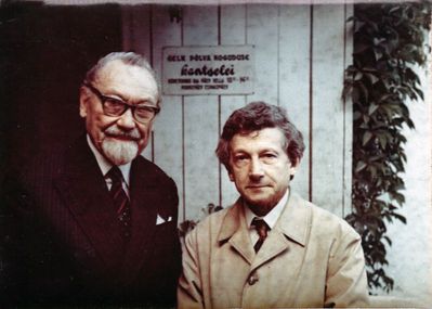 Kimmel and Levin
Georg (Jüri) Kimmel (left) and Isidor Levin. Põlva, ~ 1940.
Keywords: [K]