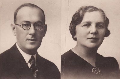Isak Benenson (1886-1951) and Maria Benenson (Oscherovitsch) (1886-1940) in 1936
