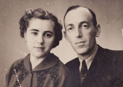 Osip Benenson and Nina Beneson (Mosolainen) in 1958
