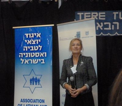 g2. The Ambassador of Estonia in Israel Mrs Malle Talvet-Mustonen
