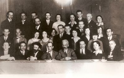The first Estonian Jewish Teachers congress in Tallinn 1928
May 1928. The guest - Yechiel Halperin. 
