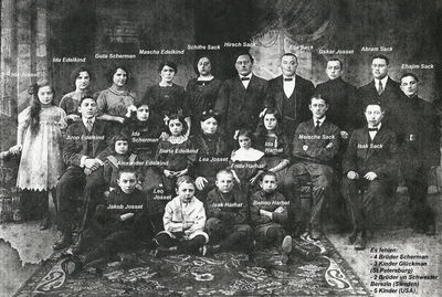 Josset, Sack, Edelkind, Scherman, Harchat family - 2
