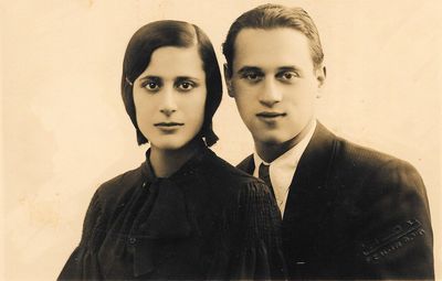 Moshe and Nezhia Serebro in 1935. Palestine.
