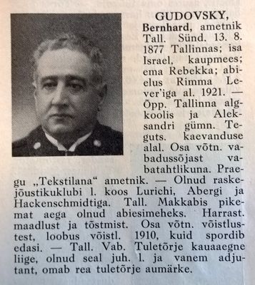 Gudovsky Bernhard (1877-1941 [img]http://muuseum.jewish.ee/md.gif[/img])

