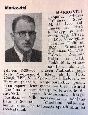 Markovitsch Leo (1906-194x)
