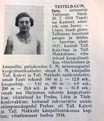 Teitelbaum Sara (1910-1941)
