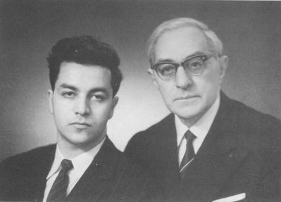 Gabriel (left) and Hirsch (Lev) Hazak. 1962. Hasak
