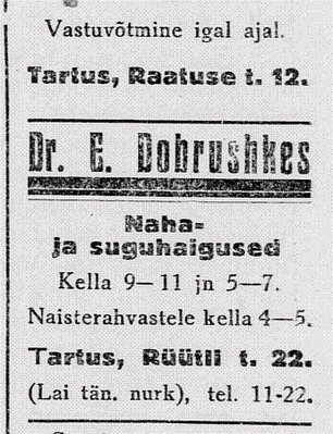 Dobruschkes Esra.
