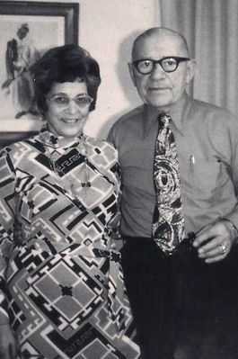 Anna (Gina) Saliamonas (nee Hirschovitsch) and George (Eliakim Gustav) Imjanitov (Imenitov). 1971.
