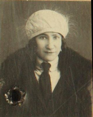 Sophie Pliner (Fuks) ( 1896-1975 ) 
Keywords: [F]