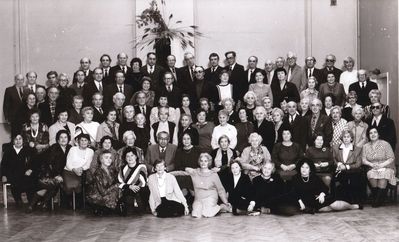 Tallinn - 1988 - Tallinn Jewish gymnasia gathering - 27/11/1988 - S. Gurin's 100. Jubilee
See another picture for names
