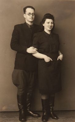 Salman (Sammi) Eidus (1920-1994) and Lea Eidus (Heimann)
