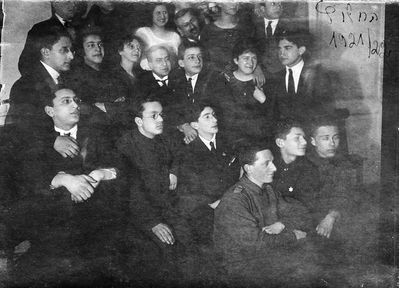 Tartu ha'Haluz 1921/22
 Tartu ha'Haluz 1921/22
at the bottom : Jossif Usvanski 
