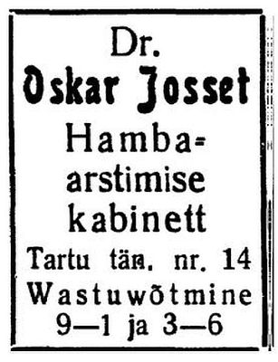 Josset Oskar (Ovsei)
