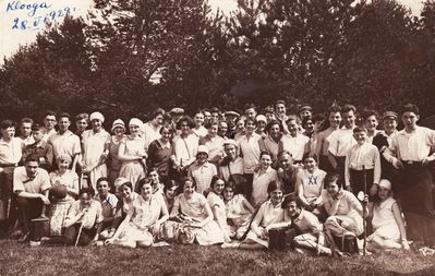 Tallinn - 1929.  Trip to Klooga in Lag Baomer. VII-XI classes. 28.5.1929
