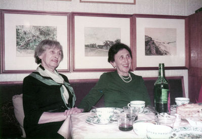 Gurevitsch sisters in 1996
Anna Klas (Gurevitsch) - left and Jamima (Mima) Rom (Gurevitsch)
