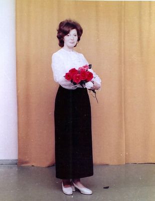 Mia (Meri) Barsky (Levin) after graduation from the medical school
