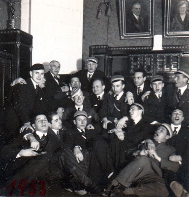 1933. A party at Usvanski's. Tartu.
