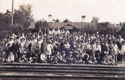 Tallinn - 1929.  Trip to Klooga in Lag Baomer. VII-XI classes. 28.5.1929
