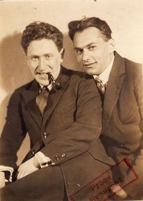 Benno Markovitsch (left) and Haim Karro
