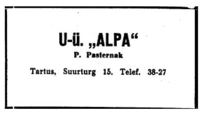 Pasternak Pauline (ab. Krämer)
