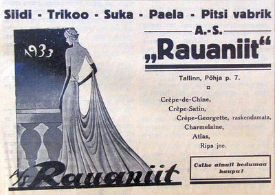 Lehrenmann, Itskovitsch, Frank.  In Soviet times called "Punane Koit (the red dawn)".
