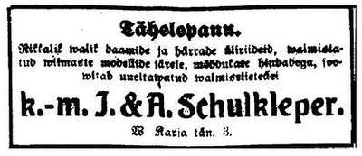 Schulkleper Josef & Abram
