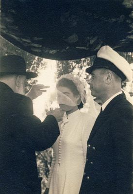 1949 - Teffi Smolensk and Miriam Hilb wedding in 1949. Haifa
Keywords: [weddings]