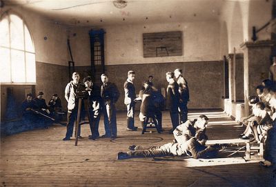 Tallinn - 1930. TJG. 7.2.1930. Military preparation class. VIII and IX classes.
